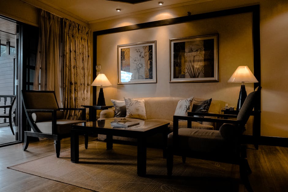 Cozy, well-insulated living room demonstrating energy efficiency